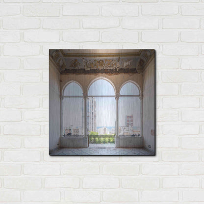 Luxe Metal Art 'View At The Sea' by Roman Robroek Metal Wall Art,24x24
