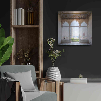 Luxe Metal Art 'View At The Sea' by Roman Robroek Metal Wall Art,24x24