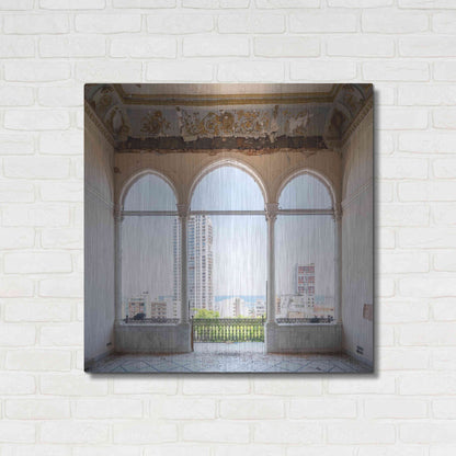 Luxe Metal Art 'View At The Sea' by Roman Robroek Metal Wall Art,36x36