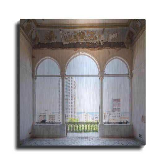 Luxe Metal Art 'View At The Sea' by Roman Robroek Metal Wall Art