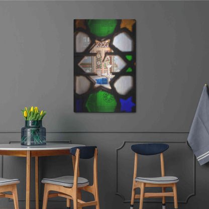 Luxe Metal Art 'Secret Fountain' by Roman Robroek Metal Wall Art,24x36