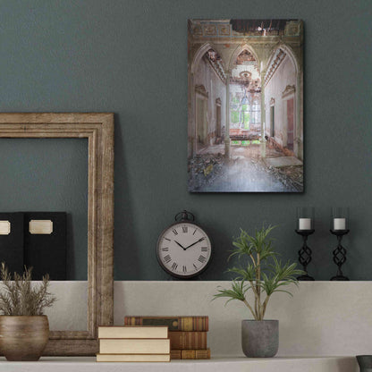 Luxe Metal Art 'Damaged Palace' by Roman Robroek Metal Wall Art,12x16
