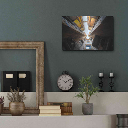 Luxe Metal Art 'Beit Beirut' by Roman Robroek Metal Wall Art,16x12