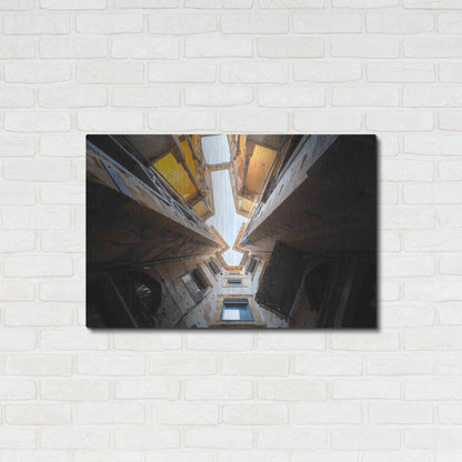 Luxe Metal Art 'Beit Beirut' by Roman Robroek Metal Wall Art,36x24