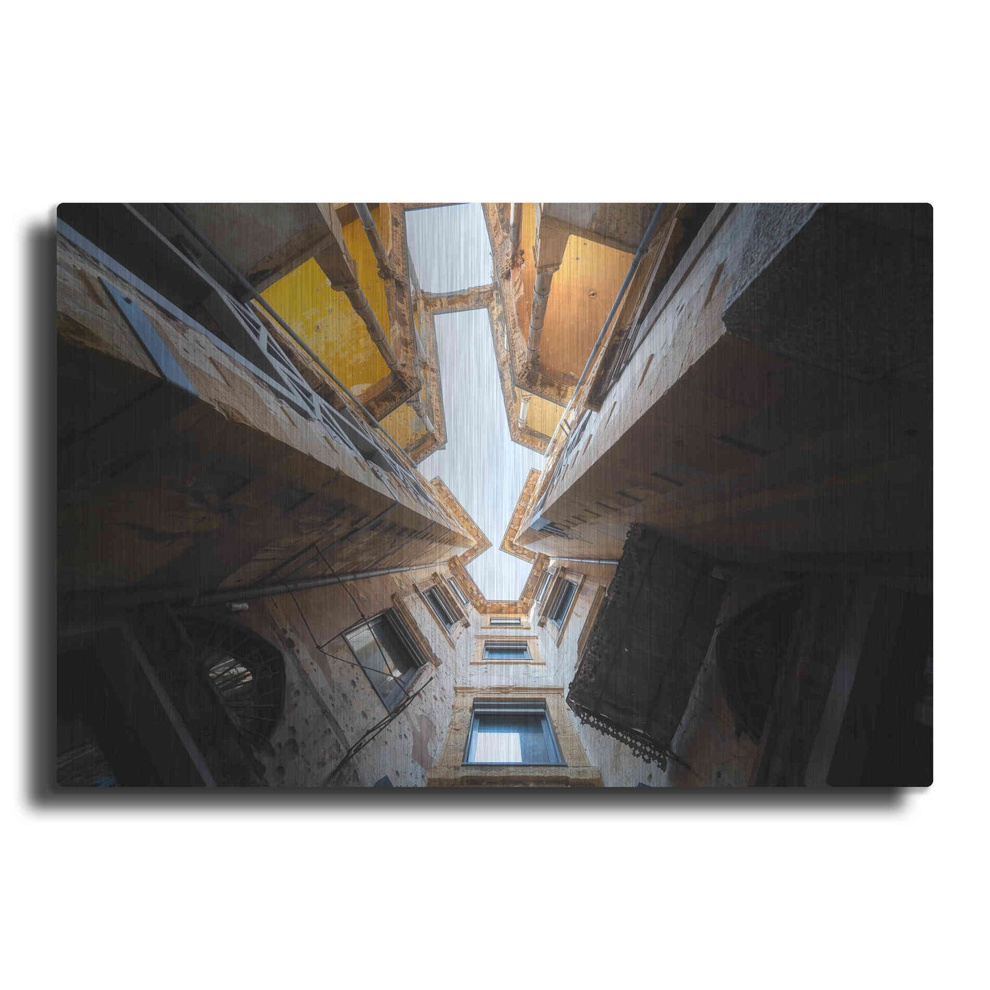 Luxe Metal Art 'Beit Beirut' by Roman Robroek Metal Wall Art