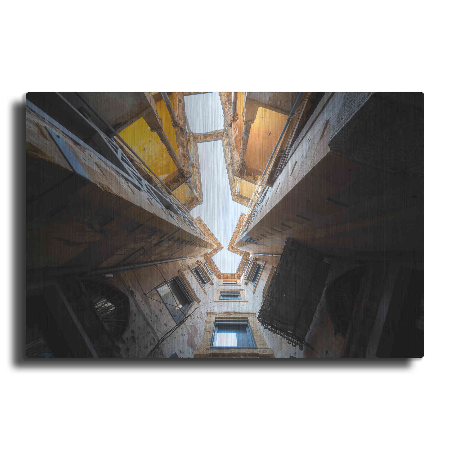 Luxe Metal Art 'Beit Beirut' by Roman Robroek Metal Wall Art