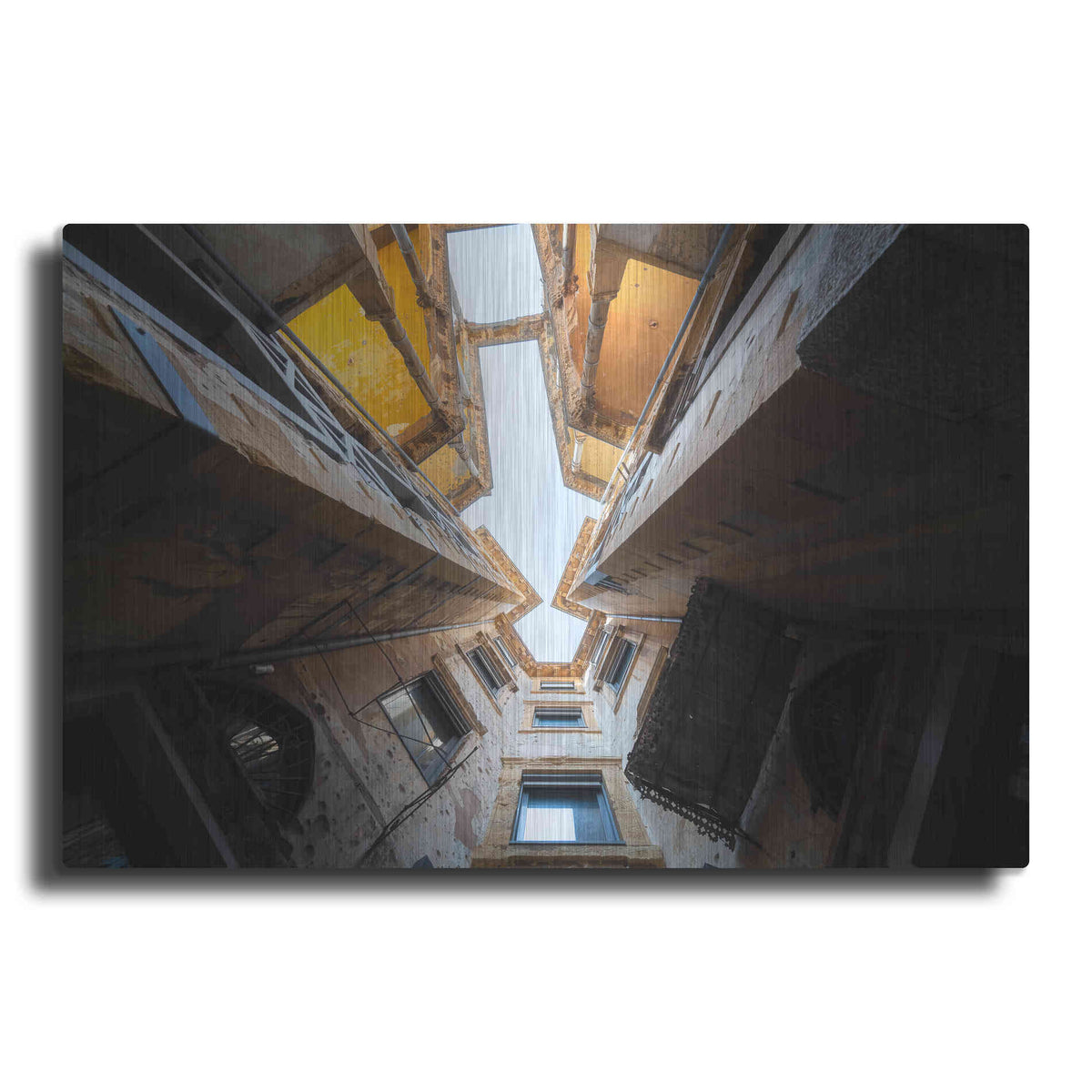 Luxe Metal Art 'Beit Beirut' by Roman Robroek Metal Wall Art