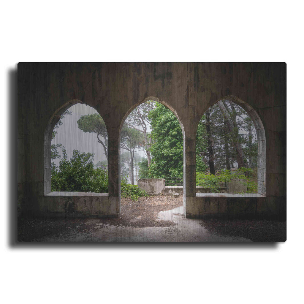 Luxe Metal Art 'Tripple Arches' by Roman Robroek Metal Wall Art