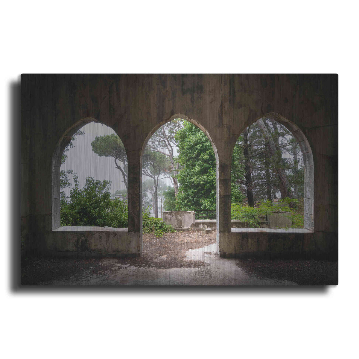 Luxe Metal Art 'Tripple Arches' by Roman Robroek Metal Wall Art