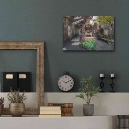 Luxe Metal Art 'Abandoned Trail' by Roman Robroek Metal Wall Art,16x12