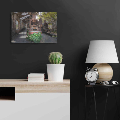 Luxe Metal Art 'Abandoned Trail' by Roman Robroek Metal Wall Art,24x16