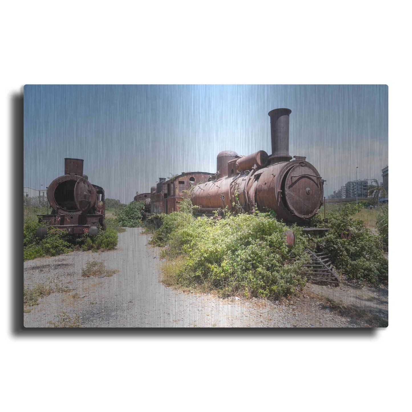 Luxe Metal Art 'Train Heritage' by Roman Robroek Metal Wall Art