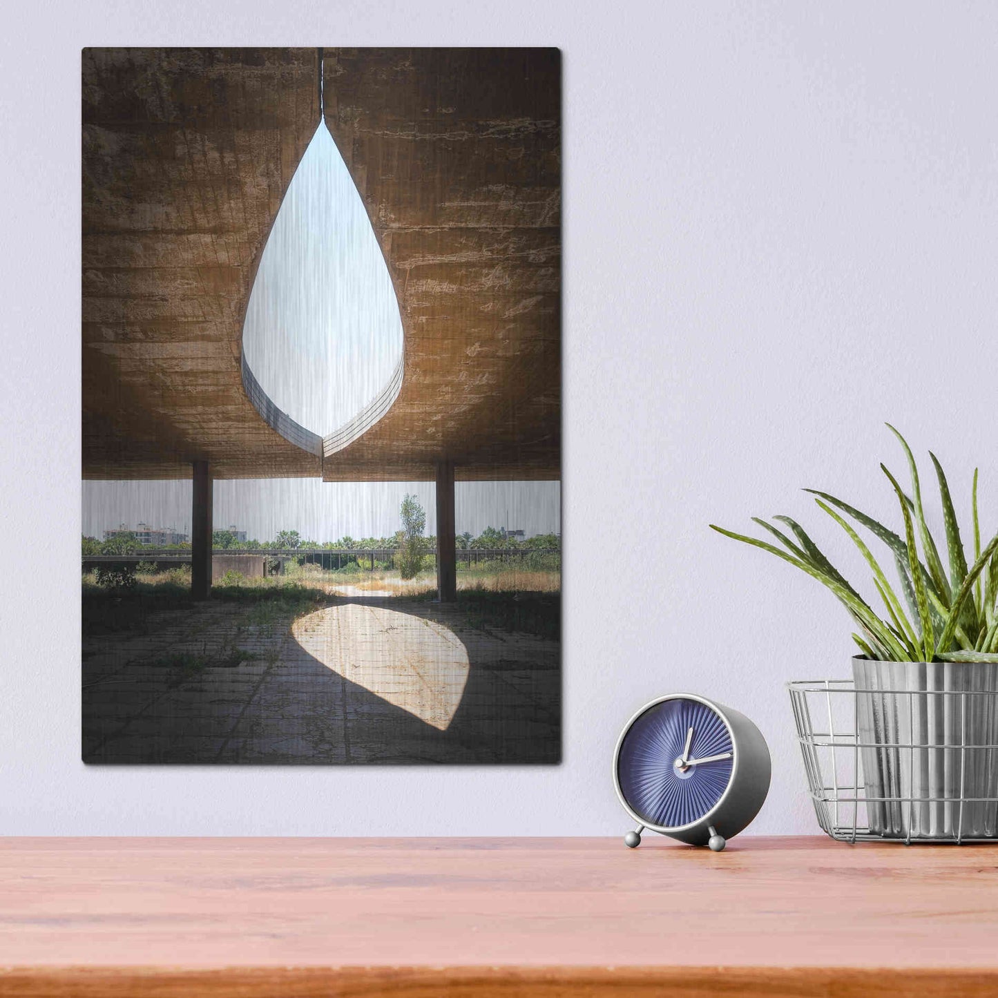 Luxe Metal Art 'The Eye' by Roman Robroek Metal Wall Art,12x16