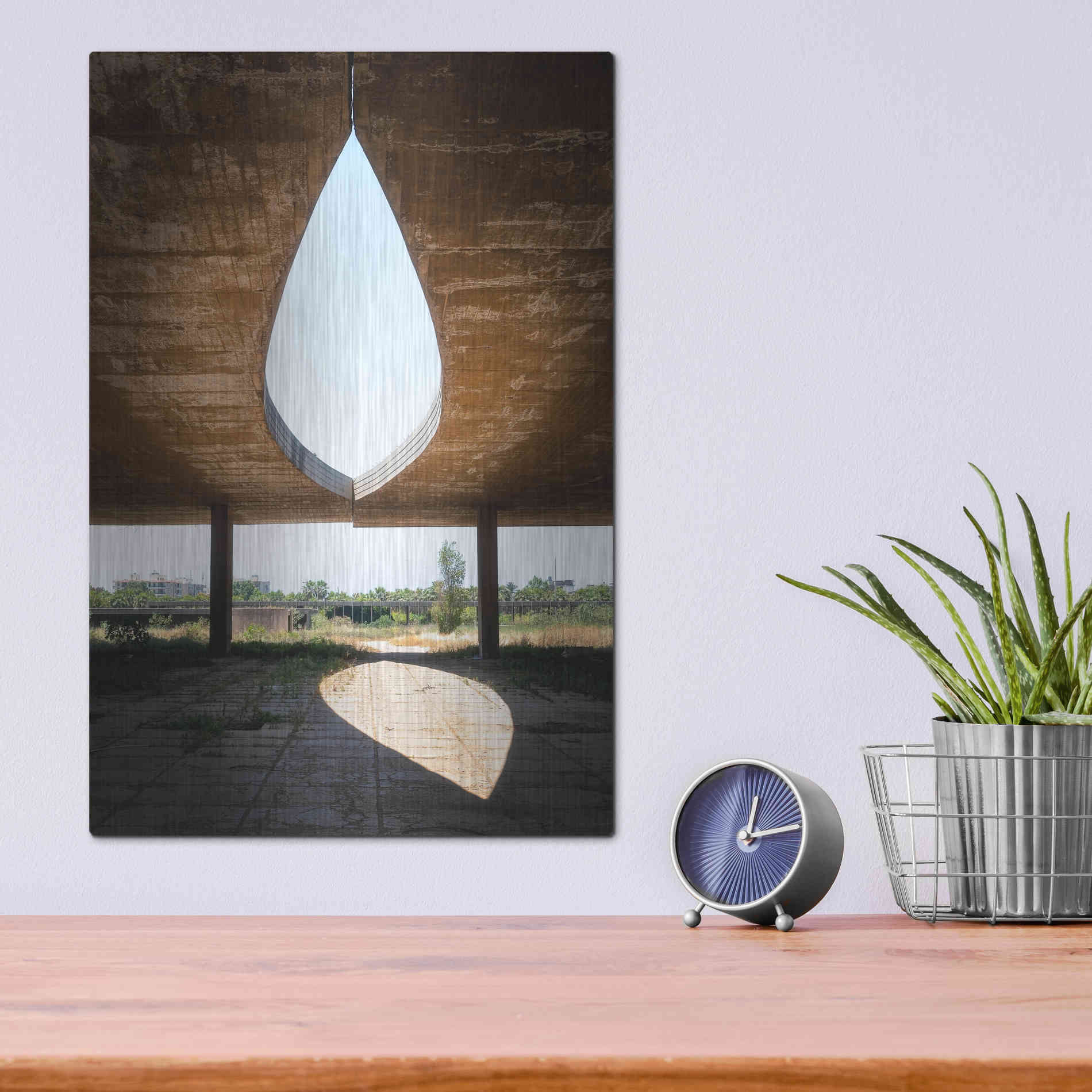 Luxe Metal Art 'The Eye' by Roman Robroek Metal Wall Art,12x16