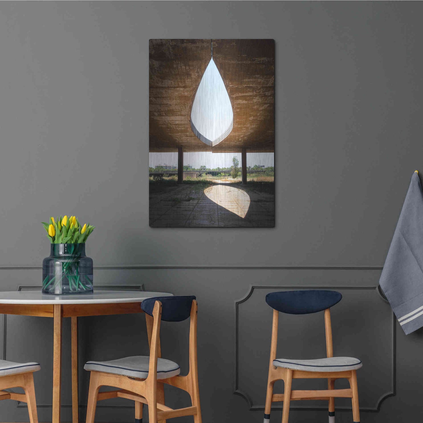 Luxe Metal Art 'The Eye' by Roman Robroek Metal Wall Art,24x36