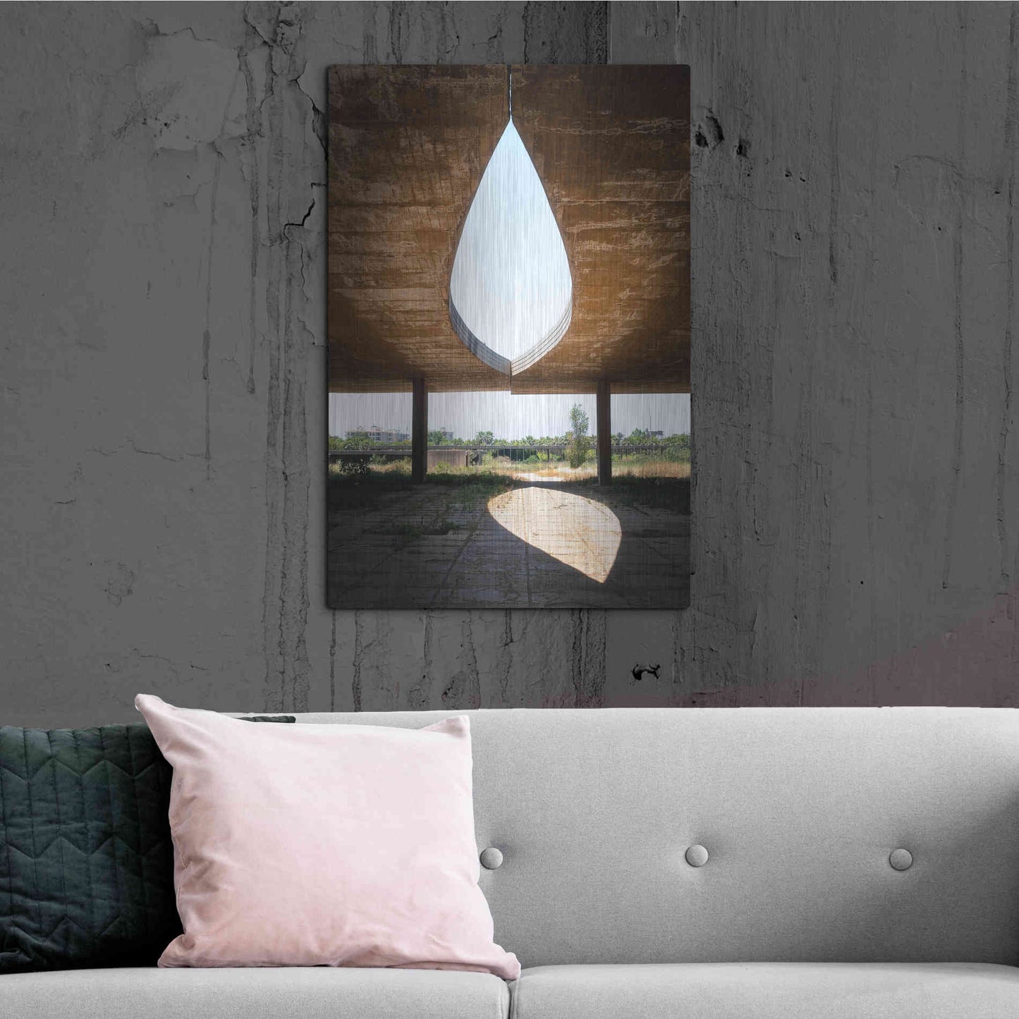 Luxe Metal Art 'The Eye' by Roman Robroek Metal Wall Art,24x36