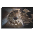 Luxe Metal Art 'Shadow In The Staircase' by Roman Robroek Metal Wall Art