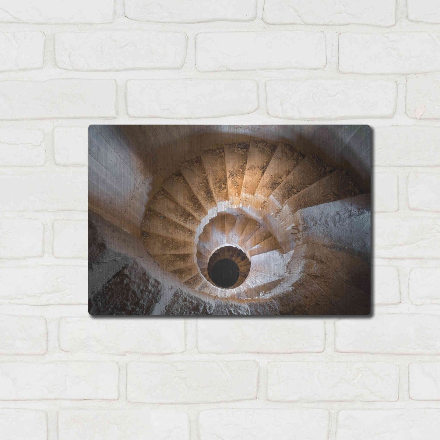 Luxe Metal Art 'Eye Staircase' by Roman Robroek Metal Wall Art,16x12