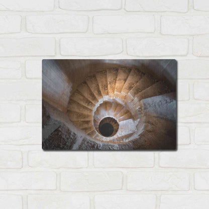 Luxe Metal Art 'Eye Staircase' by Roman Robroek Metal Wall Art,16x12