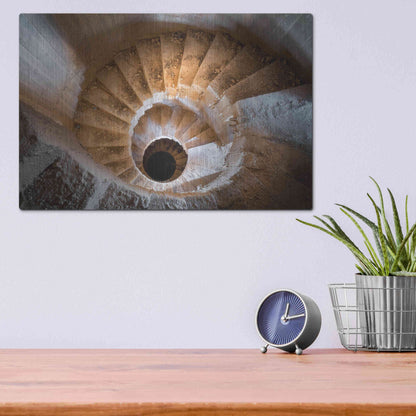 Luxe Metal Art 'Eye Staircase' by Roman Robroek Metal Wall Art,16x12