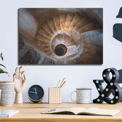 Luxe Metal Art 'Eye Staircase' by Roman Robroek Metal Wall Art,16x12