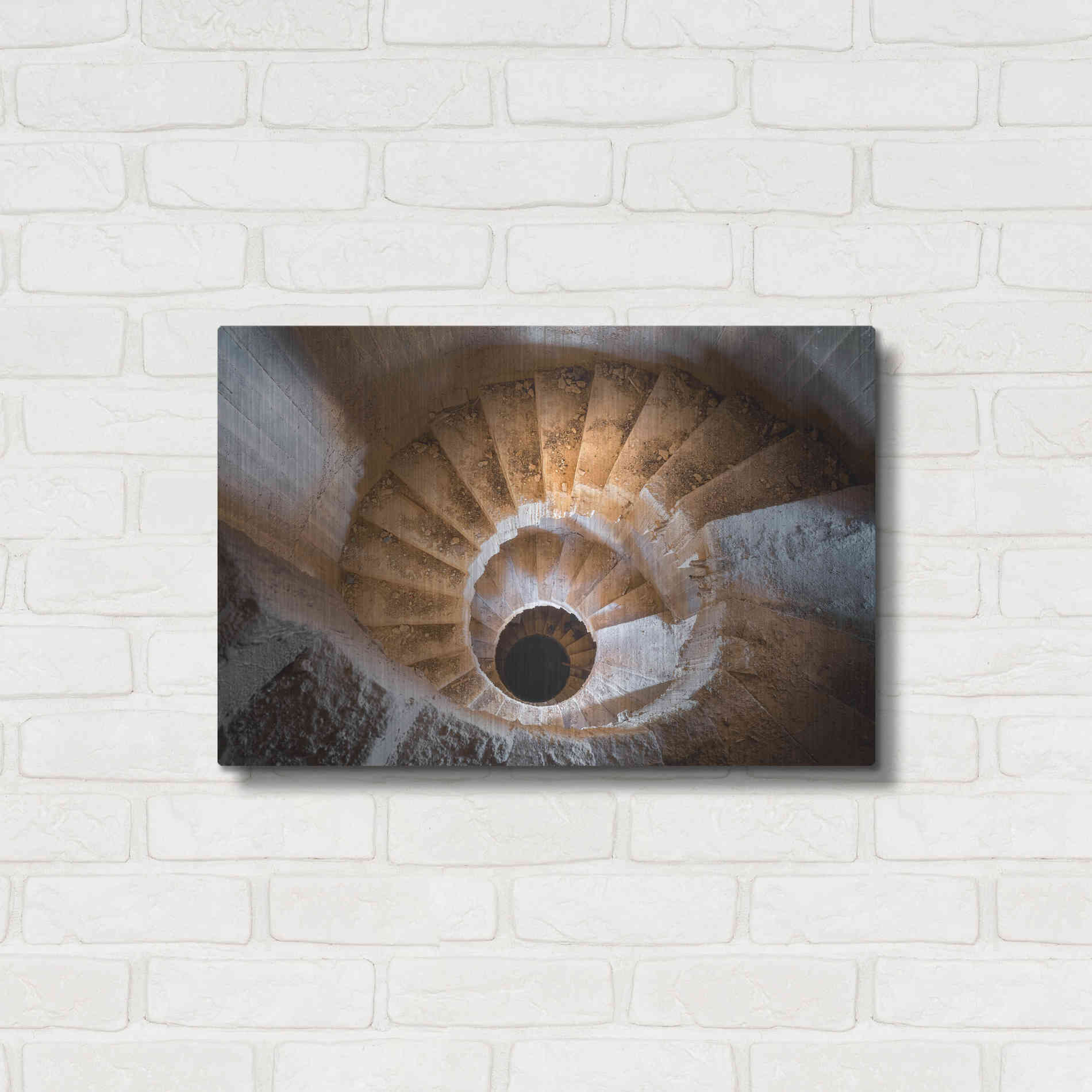 Luxe Metal Art 'Eye Staircase' by Roman Robroek Metal Wall Art,24x16