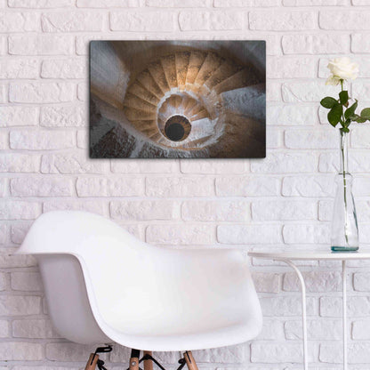 Luxe Metal Art 'Eye Staircase' by Roman Robroek Metal Wall Art,24x16