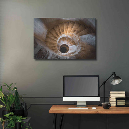 Luxe Metal Art 'Eye Staircase' by Roman Robroek Metal Wall Art,36x24