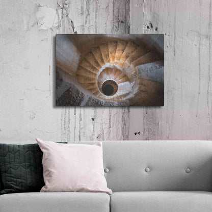 Luxe Metal Art 'Eye Staircase' by Roman Robroek Metal Wall Art,36x24