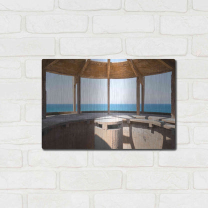 Luxe Metal Art 'Concrete Aquarium' by Roman Robroek Metal Wall Art,16x12