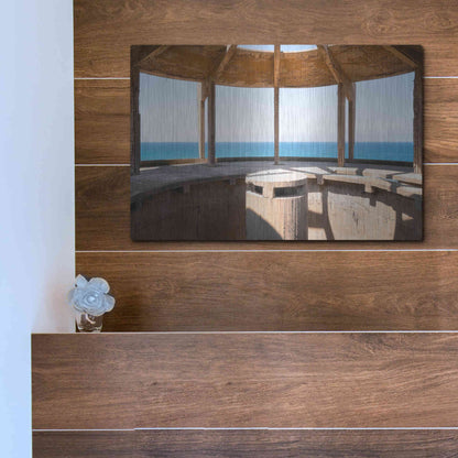 Luxe Metal Art 'Concrete Aquarium' by Roman Robroek Metal Wall Art,16x12