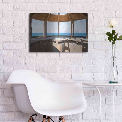 Luxe Metal Art 'Concrete Aquarium' by Roman Robroek Metal Wall Art,24x16