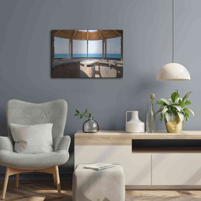 Luxe Metal Art 'Concrete Aquarium' by Roman Robroek Metal Wall Art,24x16