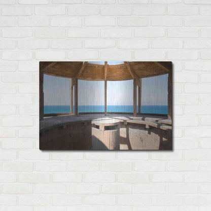 Luxe Metal Art 'Concrete Aquarium' by Roman Robroek Metal Wall Art,36x24