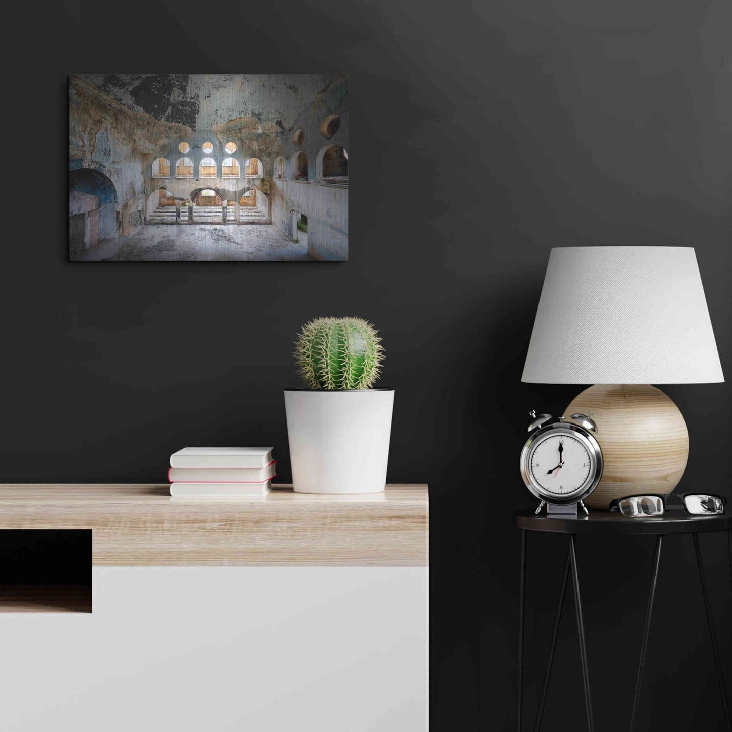 Luxe Metal Art 'Lebanese Synagogue' by Roman Robroek Metal Wall Art,24x16