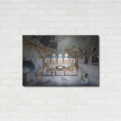 Luxe Metal Art 'Lebanese Synagogue' by Roman Robroek Metal Wall Art,36x24