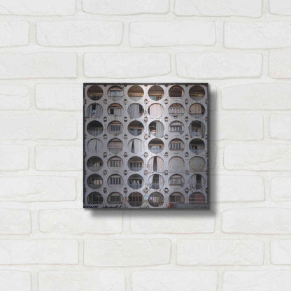 Luxe Metal Art 'Oval Appartments' by Roman Robroek Metal Wall Art,12x12