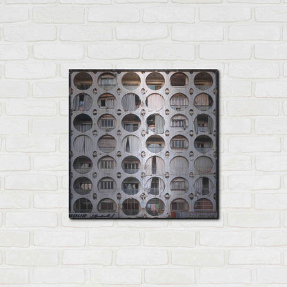 Luxe Metal Art 'Oval Appartments' by Roman Robroek Metal Wall Art,24x24