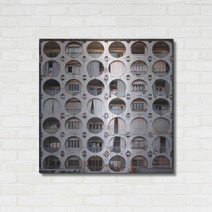 Luxe Metal Art 'Oval Appartments' by Roman Robroek Metal Wall Art,36x36