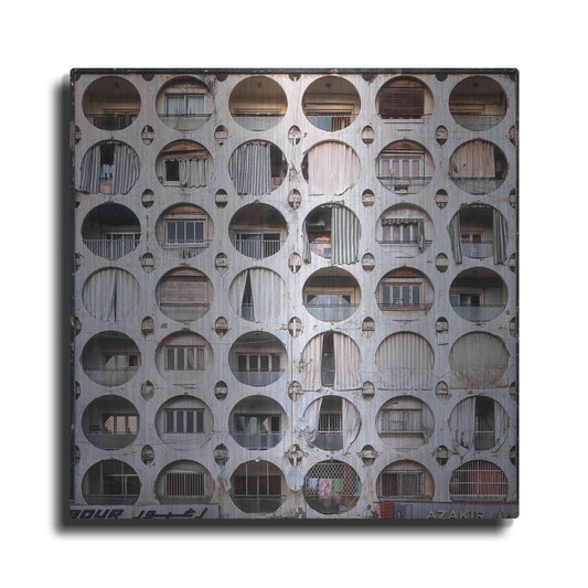 Luxe Metal Art 'Oval Appartments' by Roman Robroek Metal Wall Art