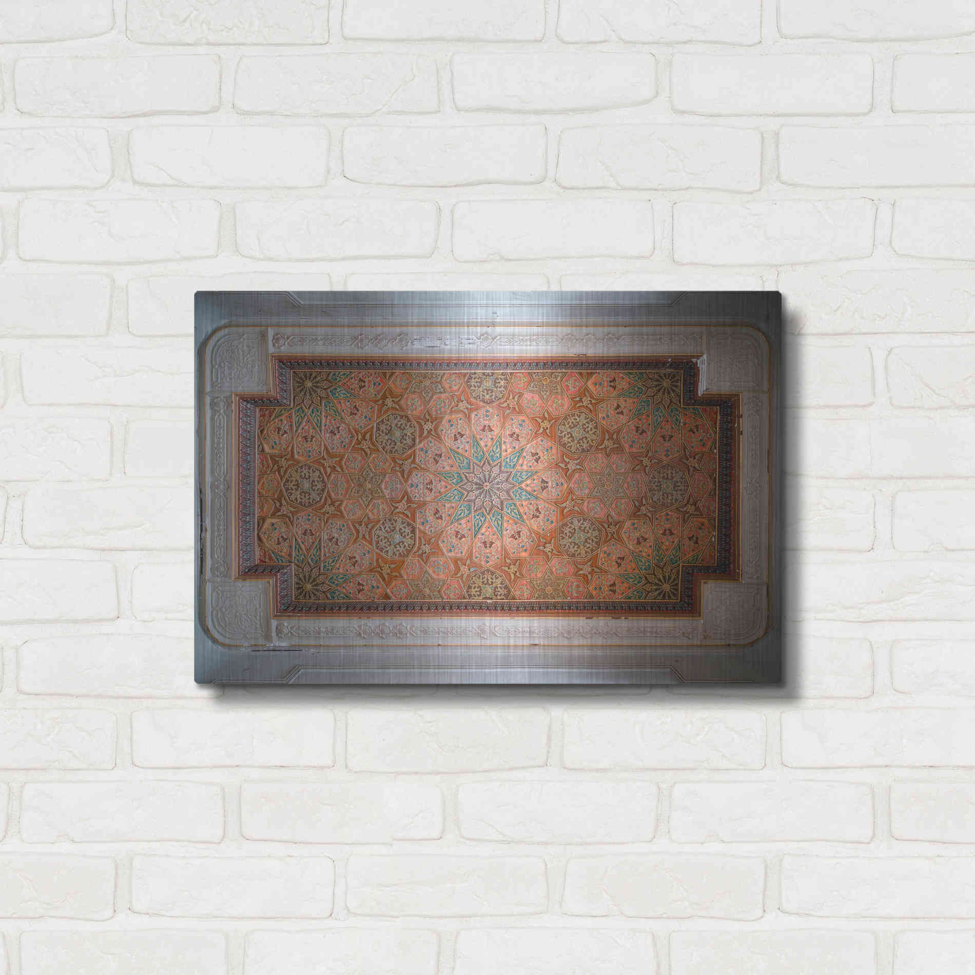 Luxe Metal Art 'Sursock Ceiling' by Roman Robroek Metal Wall Art,24x16