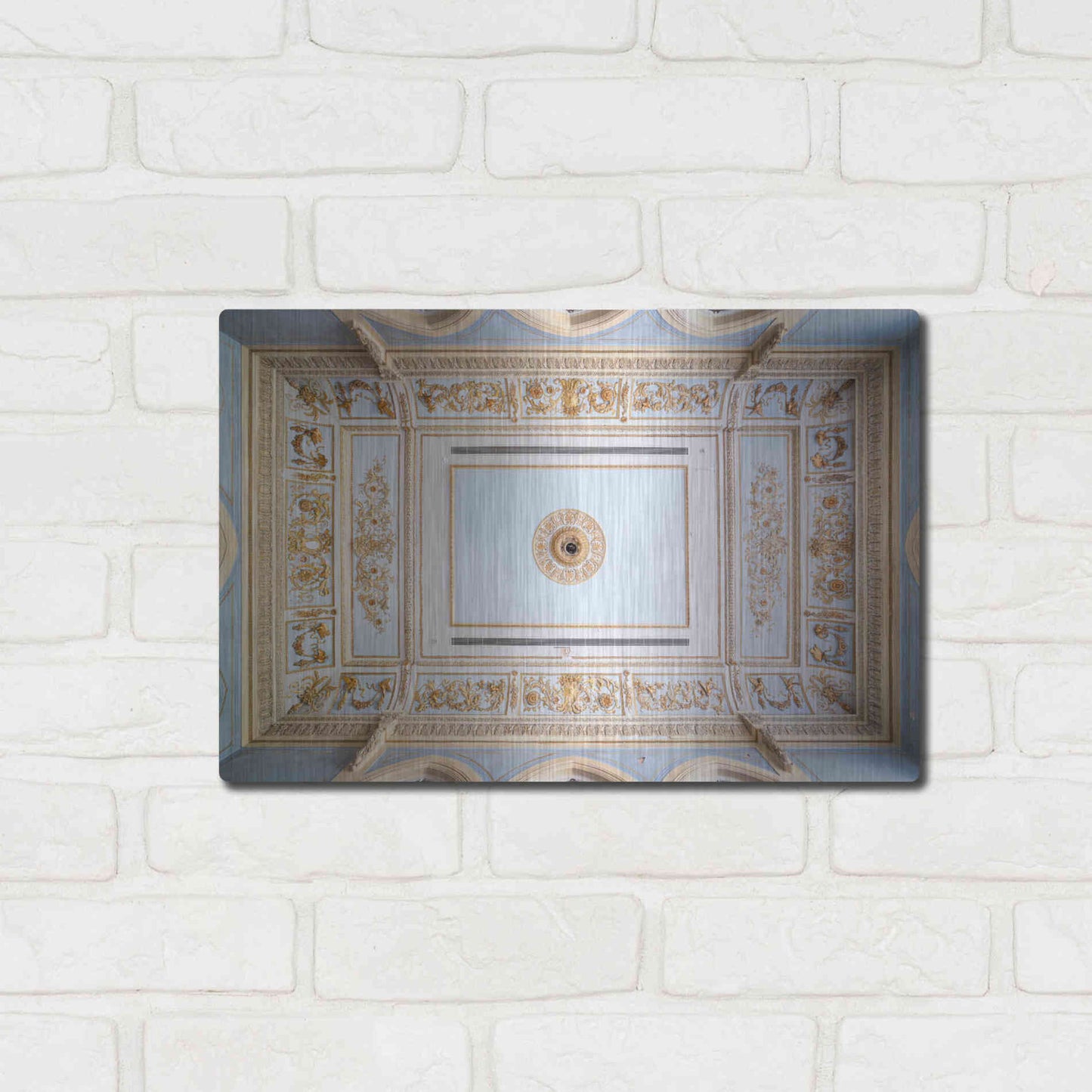 Luxe Metal Art 'Quantum Ceiling' by Roman Robroek Metal Wall Art,16x12