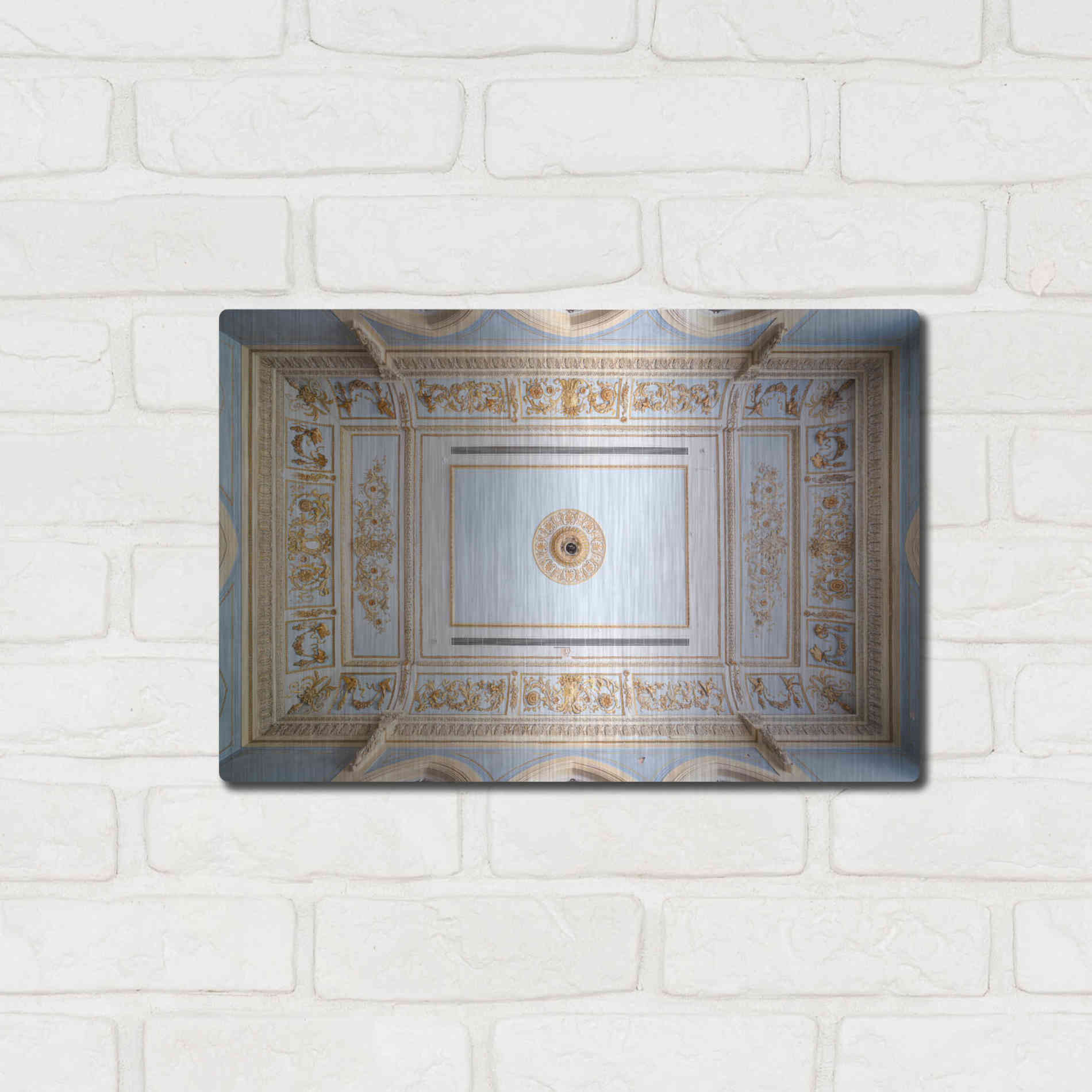 Luxe Metal Art 'Quantum Ceiling' by Roman Robroek Metal Wall Art,16x12