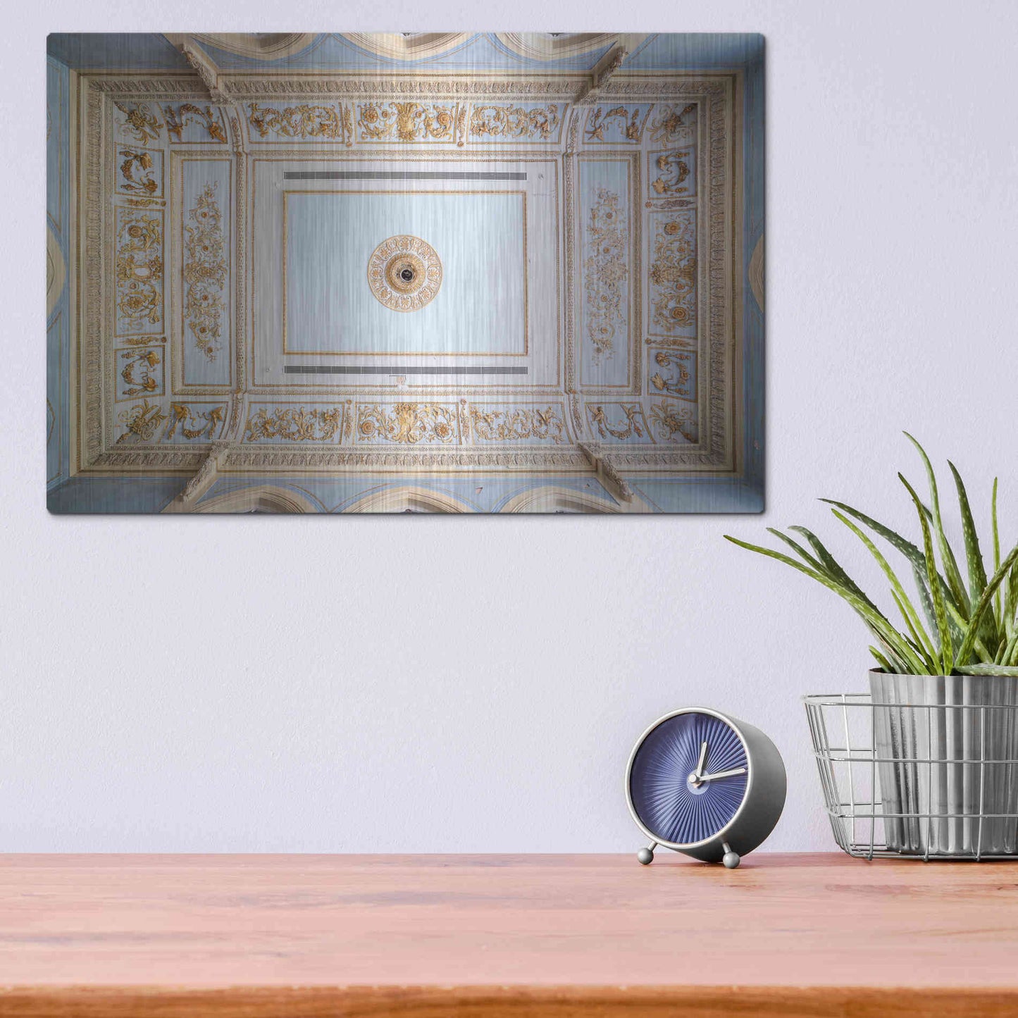 Luxe Metal Art 'Quantum Ceiling' by Roman Robroek Metal Wall Art,16x12