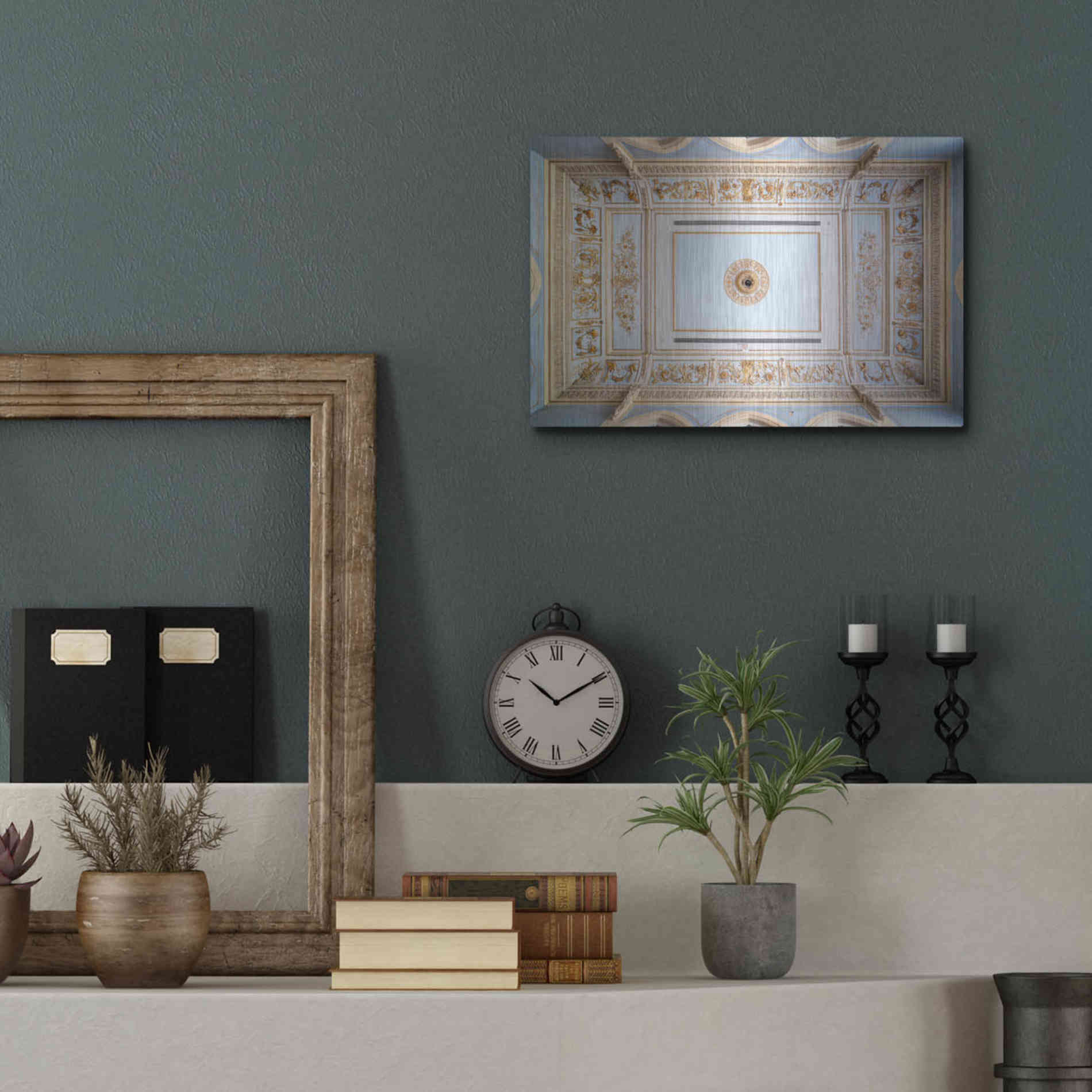 Luxe Metal Art 'Quantum Ceiling' by Roman Robroek Metal Wall Art,16x12