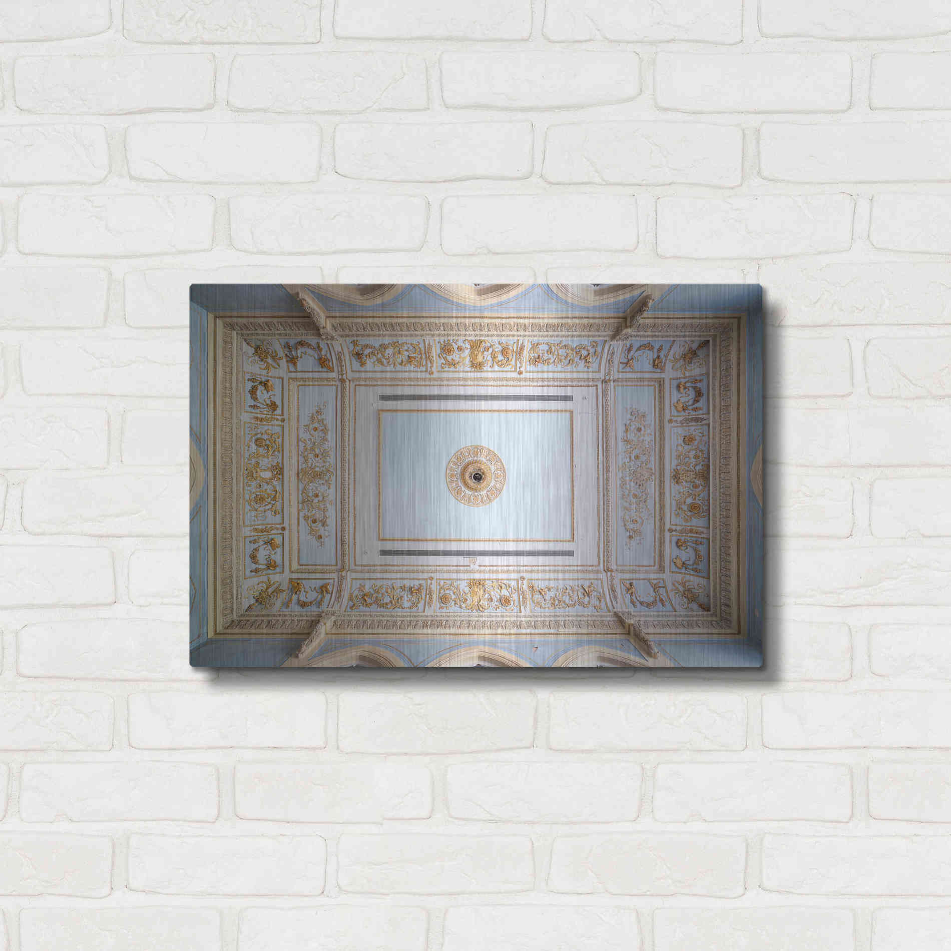 Luxe Metal Art 'Quantum Ceiling' by Roman Robroek Metal Wall Art,24x16