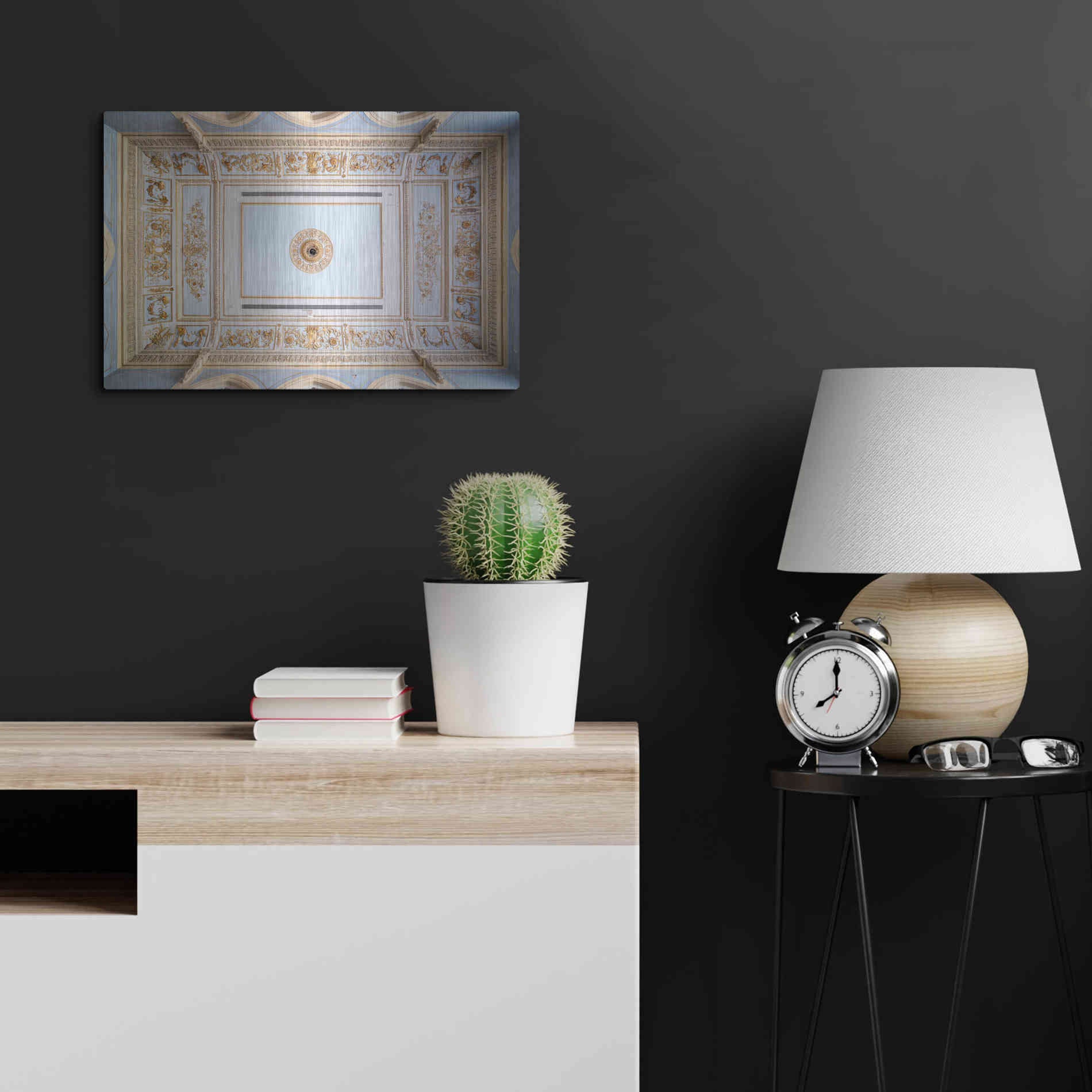 Luxe Metal Art 'Quantum Ceiling' by Roman Robroek Metal Wall Art,24x16