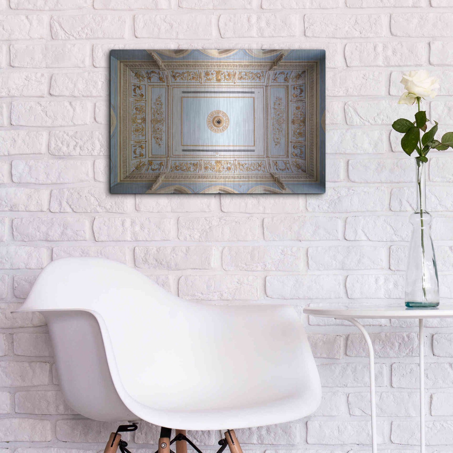 Luxe Metal Art 'Quantum Ceiling' by Roman Robroek Metal Wall Art,24x16