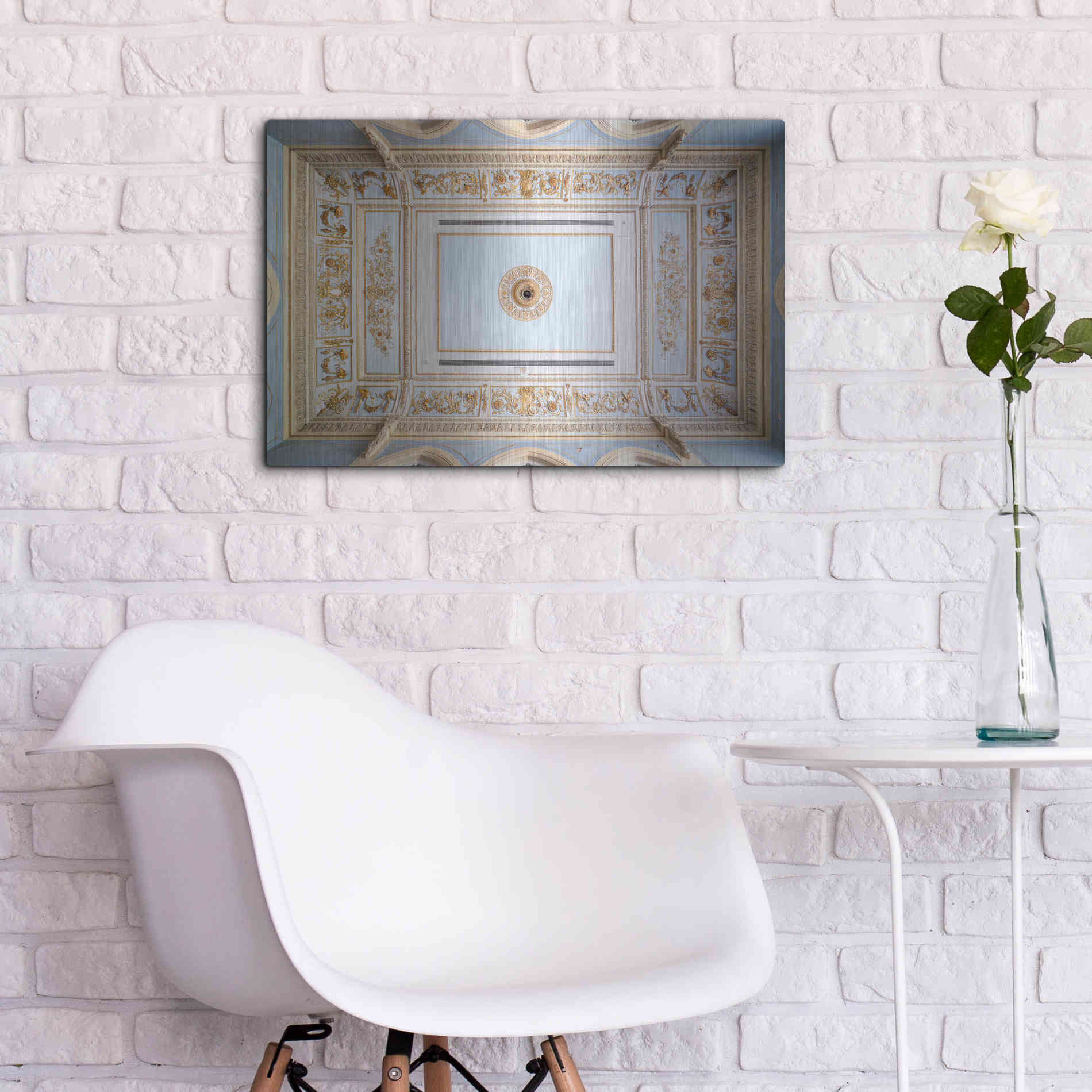 Luxe Metal Art 'Quantum Ceiling' by Roman Robroek Metal Wall Art,24x16