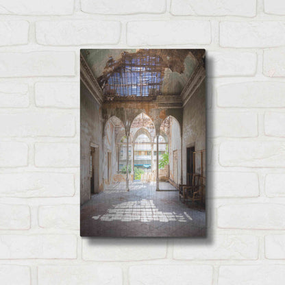 Luxe Metal Art 'Broken Sunlight' by Roman Robroek Metal Wall Art,12x16